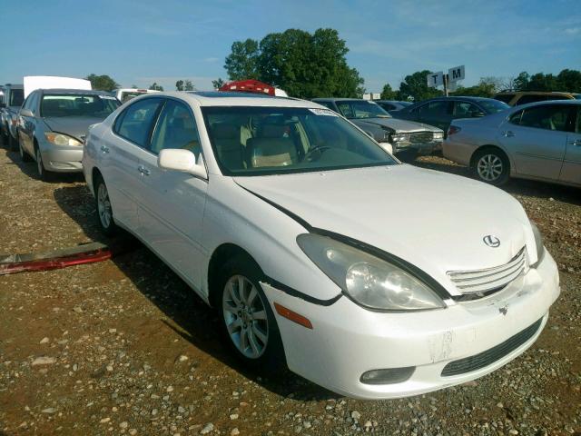 JTHBF30G920034395 - 2002 LEXUS ES 300 WHITE photo 1