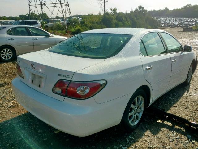 JTHBF30G920034395 - 2002 LEXUS ES 300 WHITE photo 4