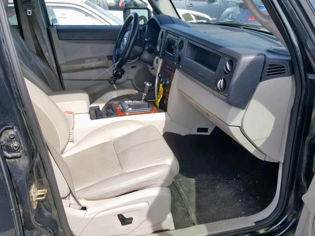 1J8HG582X6C255031 - 2006 JEEP COMMANDER 黑色 照片 5