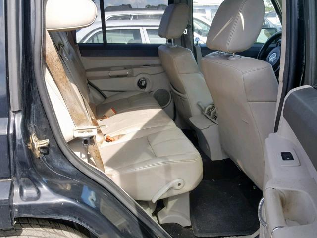 1J8HG582X6C255031 - 2006 JEEP COMMANDER 黑色 照片 6