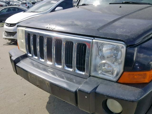 1J8HG582X6C255031 - 2006 JEEP COMMANDER 黑色 照片 9