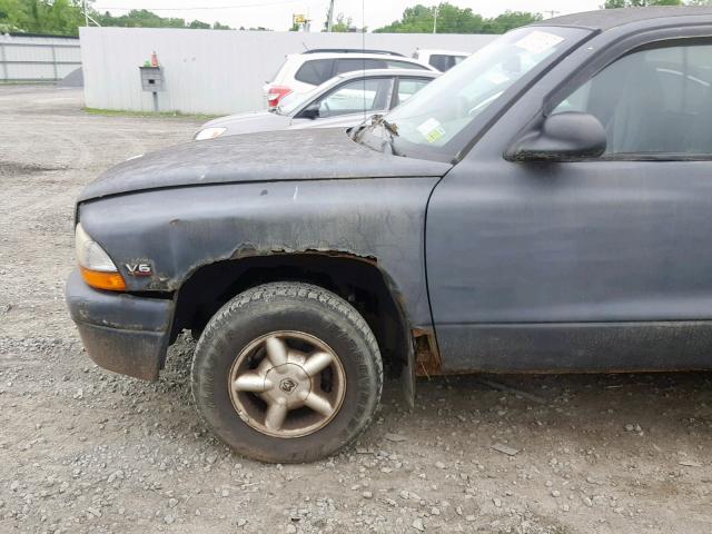 1B7FL26X7XS140627 - 1999 DODGE DAKOTA CHARCOAL photo 9