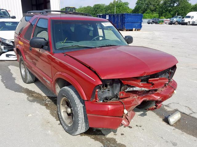 1GNCS18XX3K163933 - 2003 CHEVROLET BLAZER RED photo 1