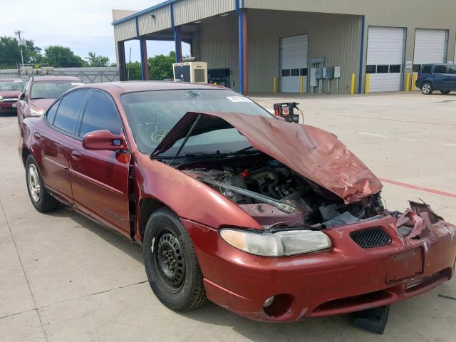 1G2WK52J82F239002 - 2002 PONTIAC GRAND PRIX MAROON photo 1