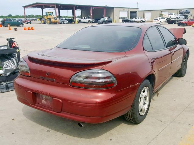 1G2WK52J82F239002 - 2002 PONTIAC GRAND PRIX MAROON photo 4