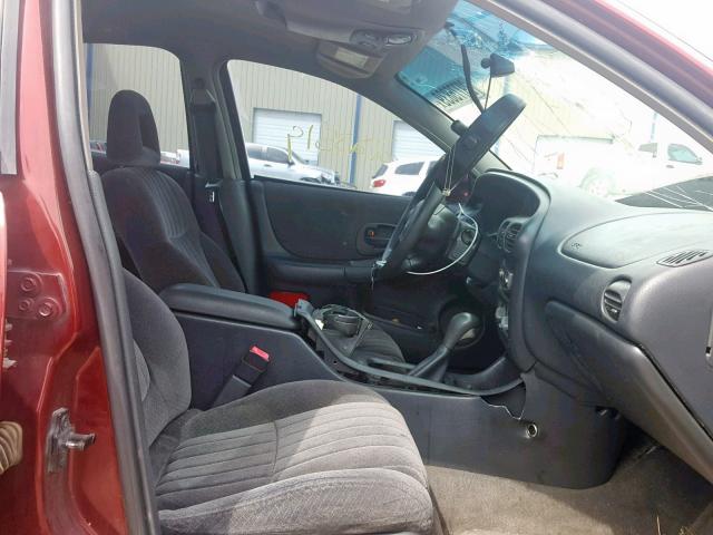 1G2WK52J82F239002 - 2002 PONTIAC GRAND PRIX MAROON photo 5