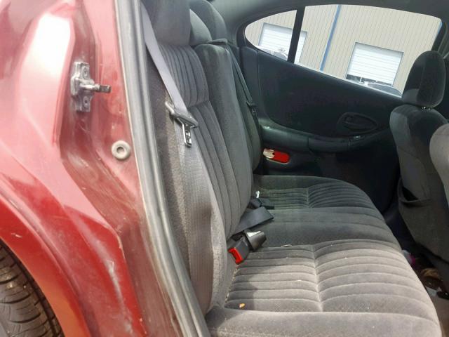 1G2WK52J82F239002 - 2002 PONTIAC GRAND PRIX MAROON photo 6