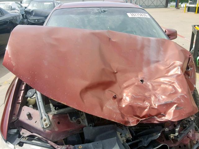 1G2WK52J82F239002 - 2002 PONTIAC GRAND PRIX MAROON photo 7