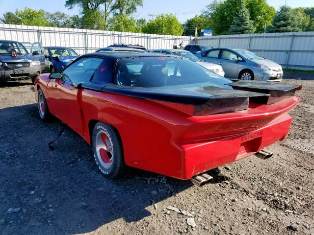 1G2FW87GXFL205220 - 1985 PONTIAC FIREBIRD T RED photo 3