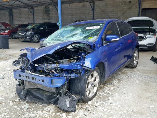 1FADP3N28EL360119 - 2014 FORD FOCUS TITA BLUE photo 2