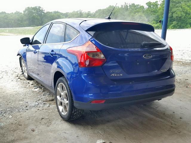 1FADP3N28EL360119 - 2014 FORD FOCUS TITA BLUE photo 3