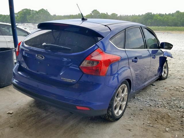 1FADP3N28EL360119 - 2014 FORD FOCUS TITA BLUE photo 4