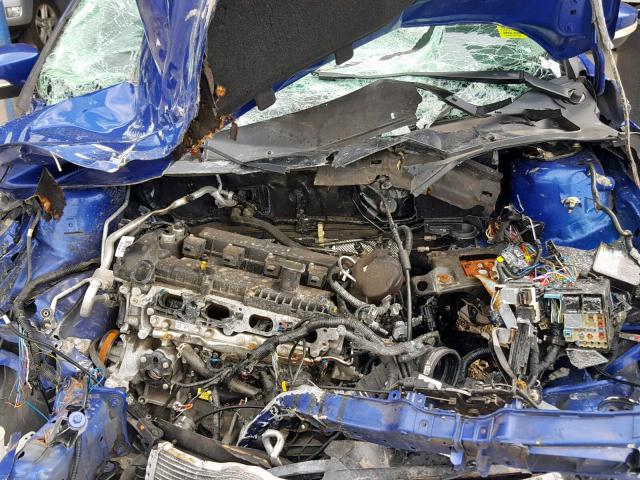 1FADP3N28EL360119 - 2014 FORD FOCUS TITA BLUE photo 7