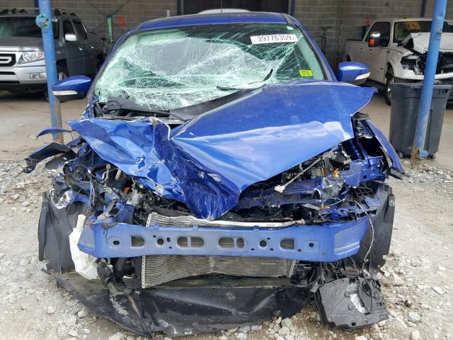 1FADP3N28EL360119 - 2014 FORD FOCUS TITA BLUE photo 9