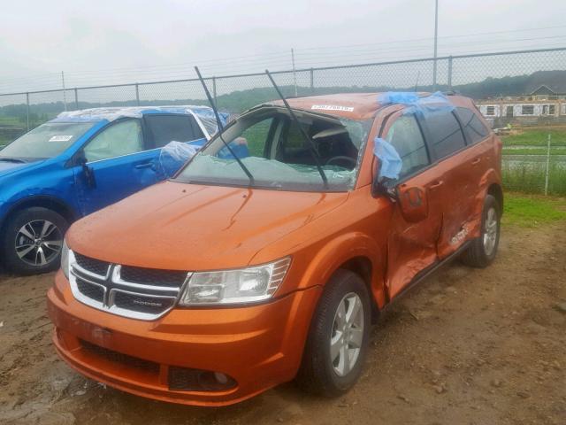 3D4PG1FG4BT501518 - 2011 DODGE JOURNEY MA ORANGE photo 2