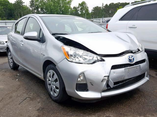 JTDKDTB31C1515285 - 2012 TOYOTA PRIUS C SILVER photo 1