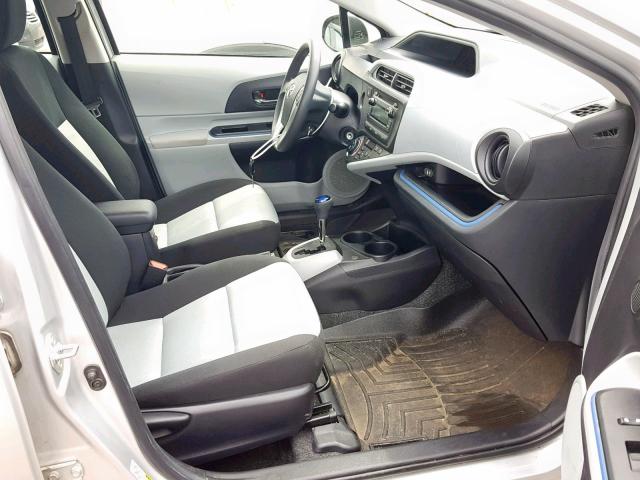 JTDKDTB31C1515285 - 2012 TOYOTA PRIUS C SILVER photo 5