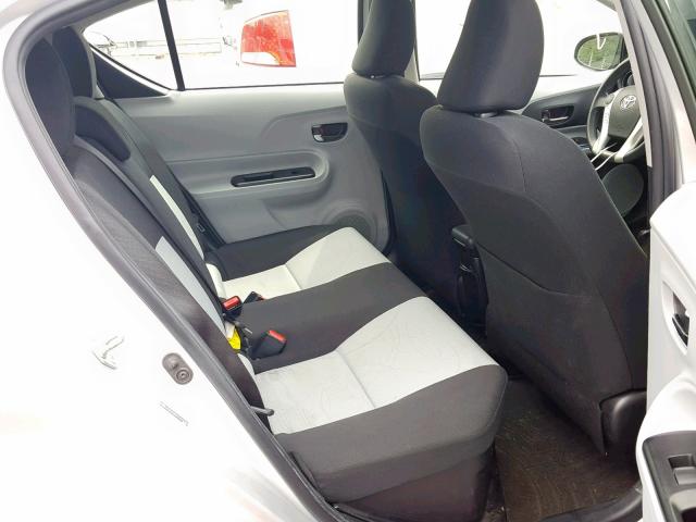 JTDKDTB31C1515285 - 2012 TOYOTA PRIUS C SILVER photo 6