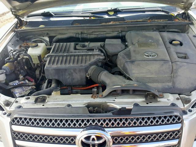 JTEEW21A760005871 - 2006 TOYOTA HIGHLANDER SILVER photo 7