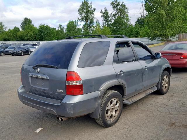 2HNYD18851H530706 - 2001 ACURA MDX TOURIN GRAY photo 4