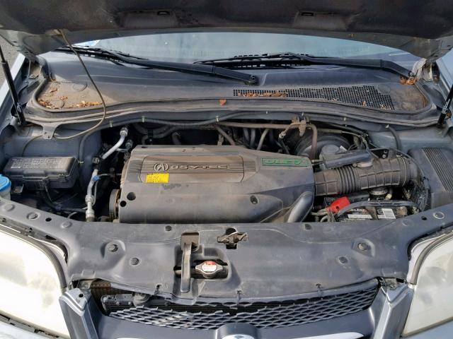 2HNYD18851H530706 - 2001 ACURA MDX TOURIN GRAY photo 7