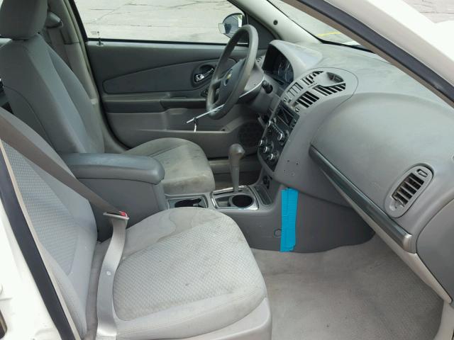 1G1ZS58N07F221760 - 2007 CHEVROLET MALIBU LS 白色 照片 5