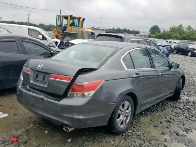 1HGCP2F47BA063318 - 2011 HONDA ACCORD LXP GRAY photo 4