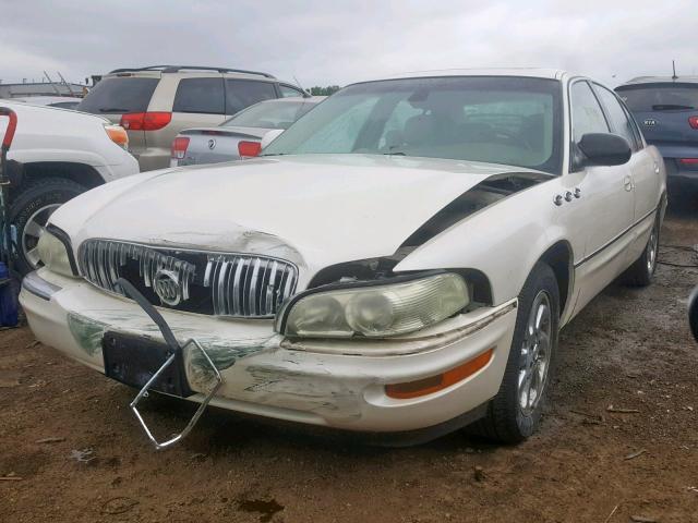 1G4CU541444147224 - 2004 BUICK PARK AVENU WHITE photo 2