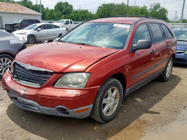 2A4GM48416R829380 - 2006 CHRYSLER PACIFICA RED photo 2