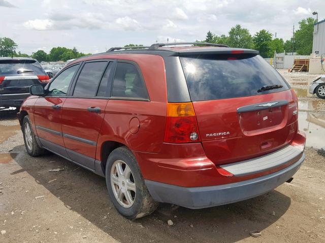 2A4GM48416R829380 - 2006 CHRYSLER PACIFICA RED photo 3