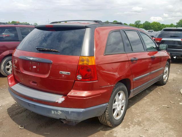 2A4GM48416R829380 - 2006 CHRYSLER PACIFICA RED photo 4