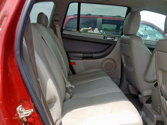 2A4GM48416R829380 - 2006 CHRYSLER PACIFICA RED photo 6