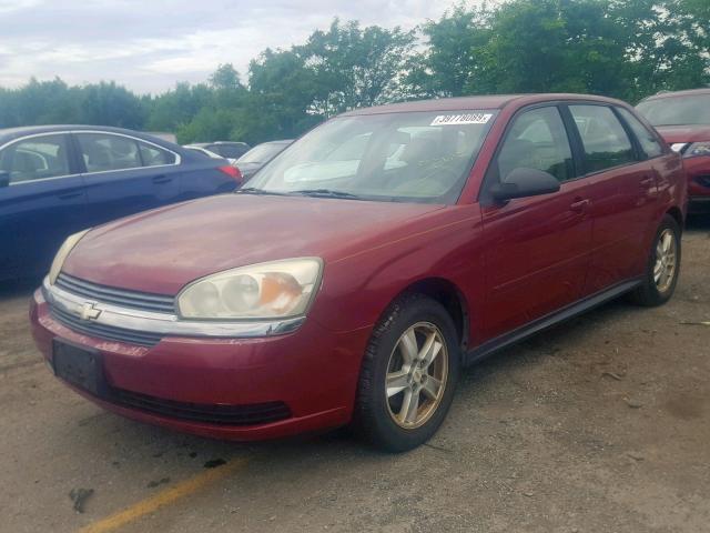 1G1ZT648X5F333515 - 2005 CHEVROLET MALIBU MAX 红色 照片 2