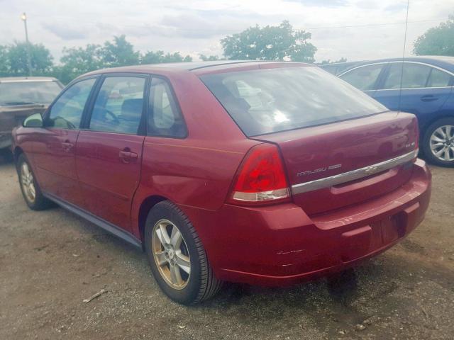 1G1ZT648X5F333515 - 2005 CHEVROLET MALIBU MAX 红色 照片 3