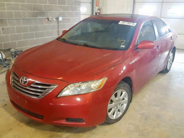 4T1BB46K47U027672 - 2007 TOYOTA CAMRY NEW RED photo 2