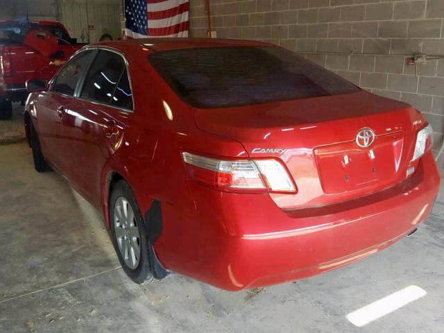 4T1BB46K47U027672 - 2007 TOYOTA CAMRY NEW RED photo 3