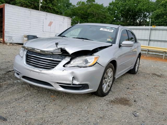 1C3CCBAB7CN190584 - 2012 CHRYSLER 200 LX SILVER photo 2