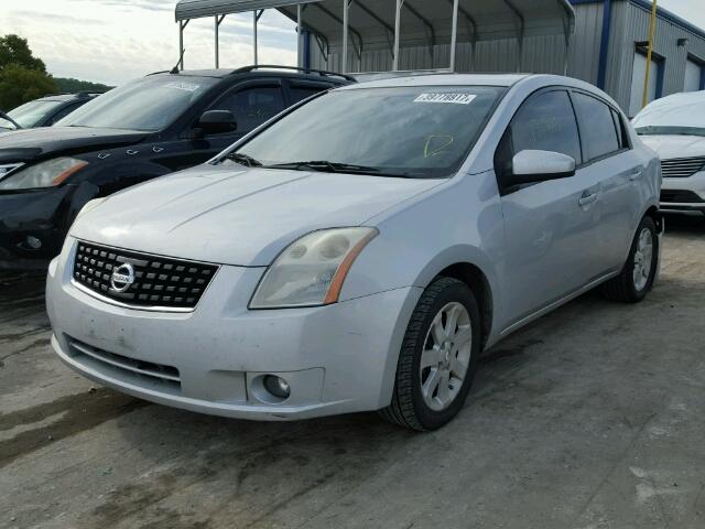 3N1AB61E28L612584 - 2008 NISSAN SENTRA 2.0 SILVER photo 2