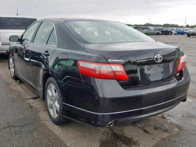 4T1BK46K77U054462 - 2007 TOYOTA CAMRY NEW BLACK photo 3