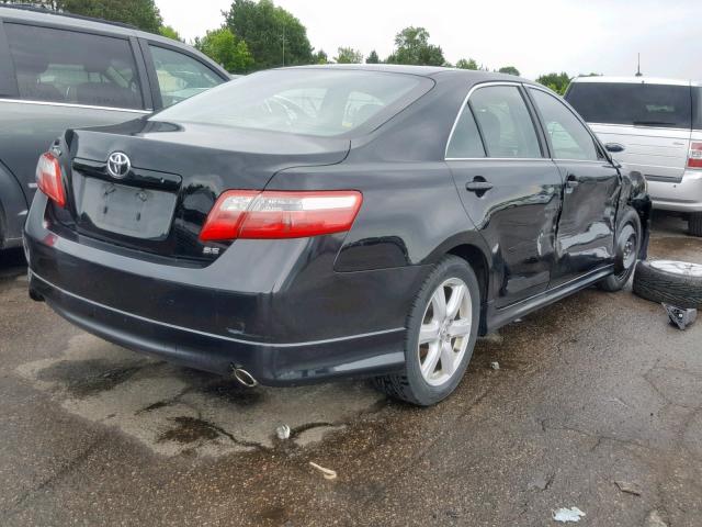 4T1BK46K77U054462 - 2007 TOYOTA CAMRY NEW BLACK photo 4