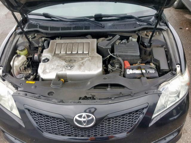 4T1BK46K77U054462 - 2007 TOYOTA CAMRY NEW BLACK photo 7