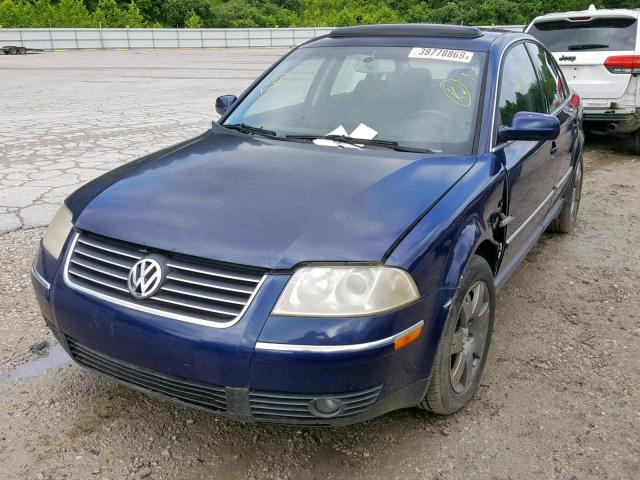 WVWRH63B13P346182 - 2003 VOLKSWAGEN PASSAT GLX ლურჯი ფოტო 2