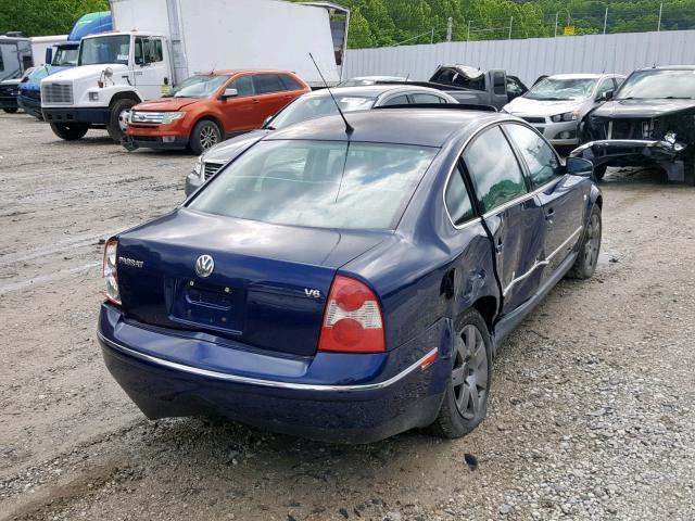 WVWRH63B13P346182 - 2003 VOLKSWAGEN PASSAT GLX ლურჯი ფოტო 4