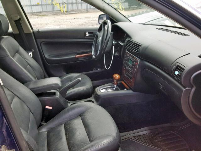 WVWRH63B13P346182 - 2003 VOLKSWAGEN PASSAT GLX ლურჯი ფოტო 5