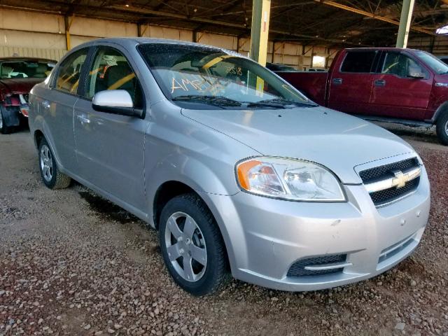 KL1TD5DE1BB170192 - 2011 CHEVROLET AVEO LS SILVER photo 1