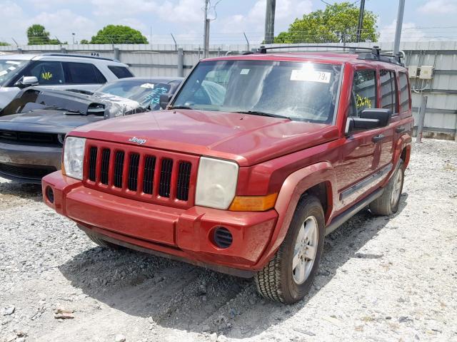 1J8HH48K56C203135 - 2006 JEEP COMMANDER 栗色 照片 2