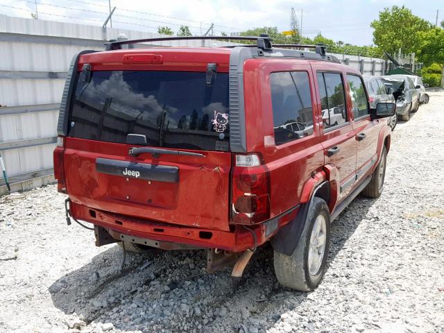 1J8HH48K56C203135 - 2006 JEEP COMMANDER 栗色 照片 4