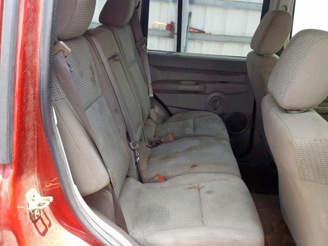 1J8HH48K56C203135 - 2006 JEEP COMMANDER 栗色 照片 6