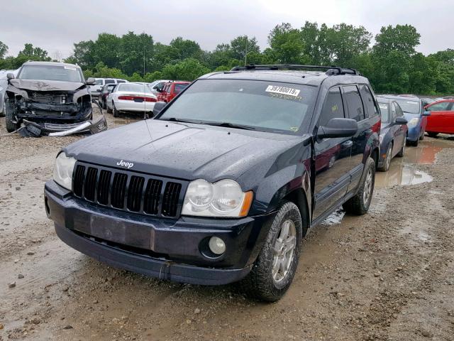 1J4GR48K25C535106 - 2005 JEEP GRAND CHER BLACK photo 2