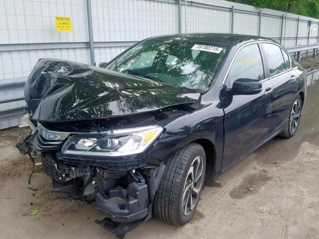 1HGCR2F87HA183075 - 2017 HONDA ACCORD EXL BLACK photo 2